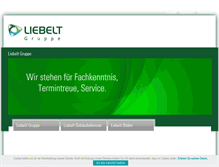 Tablet Screenshot of liebelt.de